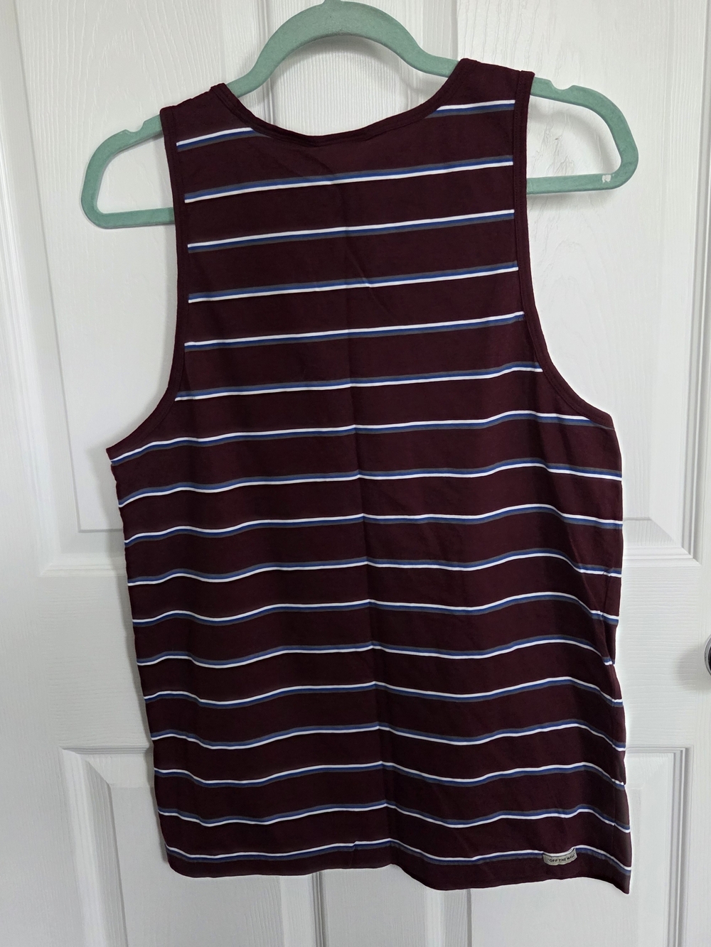 Vans Striped Maroon Tank Top - Picture 4 of 5